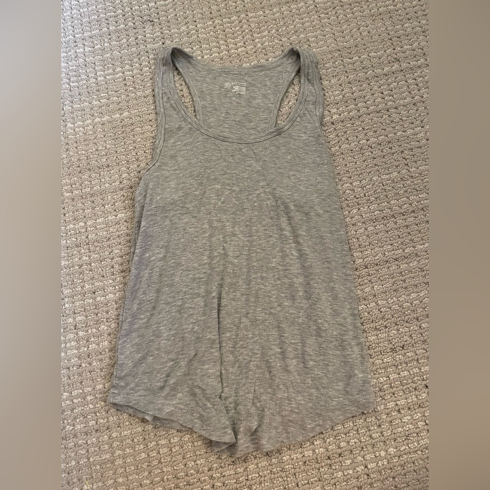 Aerie Thumbs Up Ribbed Flowy Tank Tops - Picture 9 of 13
